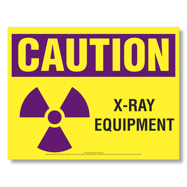 zz Caution XRay Equipment EHG14